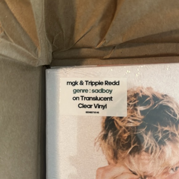 mgk & trippie redd genre: sadboy on translucent clear vinyl - Picture 3 of 4